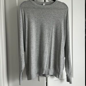 Alo Yoga Pullover, Grey, Size Large